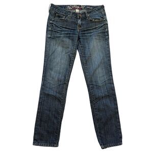 Refuge Flirty Everyday Skinny Jean Women's Size 4S Faded Medium Blue Denim